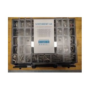 Iso 14581 (din 965) rustfri syrefast A4 UH Torx maskinskrue sortiment M4-5-6-8