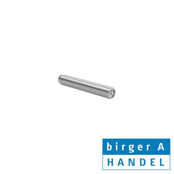 Iso  8733 12 x 100 rustfri A1 1.4305 cylinderstift med indvendig gevind