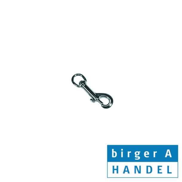 Karabinhage med svirvel lngde 75mm