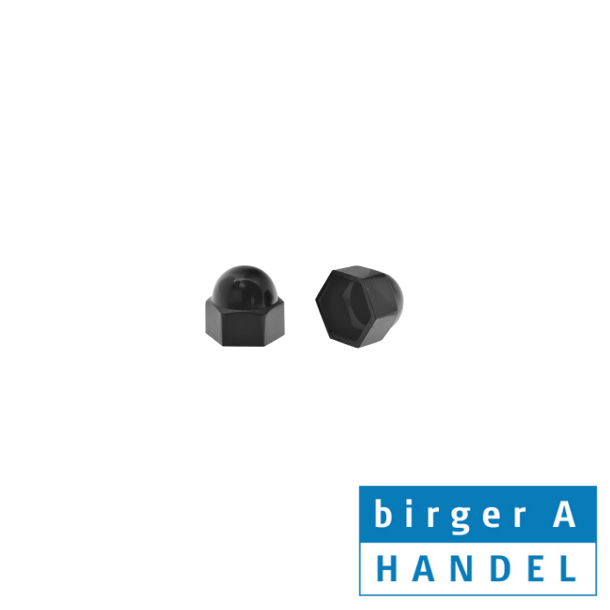 Korrex M 6 kunststof kappe sort for M6 mtrik 