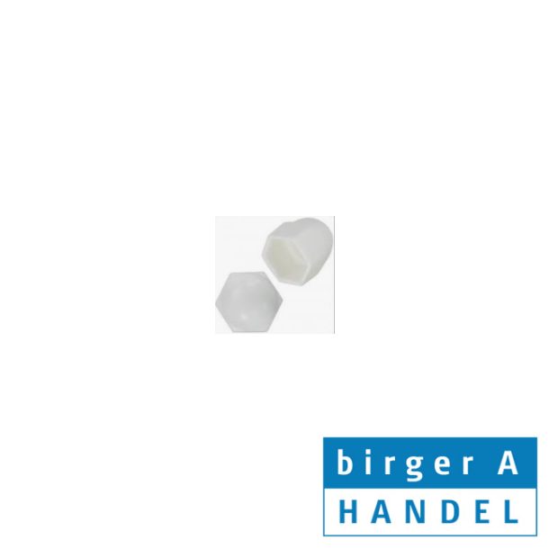 Korrex kunststof kappe hvid for M4 m�trik