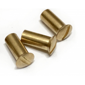 31886/0   M 8 messing muffemtrik linsehoved lige krv 