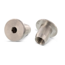 Muffemtrik M 5X9 rustfri syrefast A4 fladt hoved 