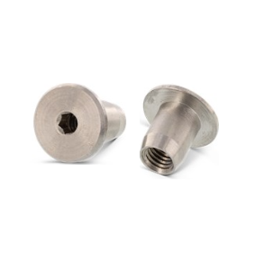 Muffemtrik M 5X9 rustfri syrefast A4 fladt hoved 