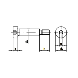 Iso 7379 M8x10x50 pasbolt f9 rustfri A2
