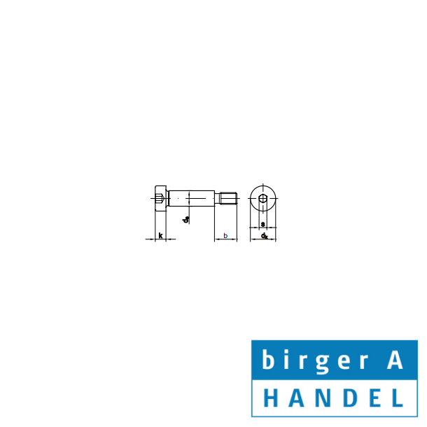  Iso 7379 M8x10x50 pasbolt f9 rustfri A2