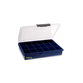 Raaco sortiment kasse tom med 18 rum