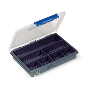 Raaco sortiment kasse tom med 7 rum