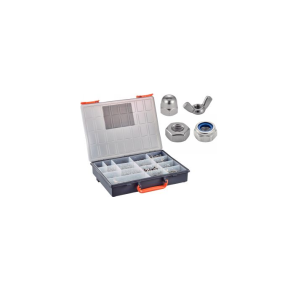 Mtrik sortiment rustfri syrefast A4 15 rums 1140 dele