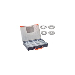 Skive sortiment rustfri syrefast A4 15 rums 1530 dele