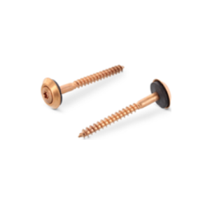 Spenglerskrue rustfri A2-Cu � 4.5x35 TX20 3-delt med t�tningsskive