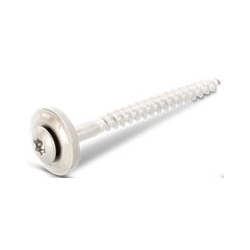 Spenglerskrue rustfri A2  4.5x35 TX20 2-delt med ttningsskive