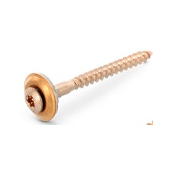 Spenglerskrue rustfri A2-Cu  4.5x35 TX20 2-delt med ttningsskive