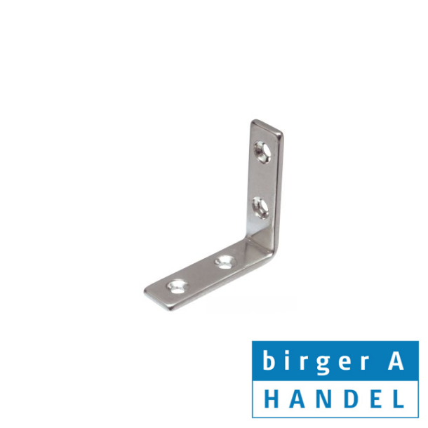 Vinkel rustfri A2 46x46x3mm